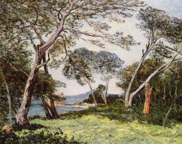 The Pines of the Ile St. Morah Artwork by Maxime Maufra