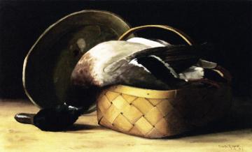 Still LIfe with Duck in a Basket Artwork by Claude Raguet Hirst