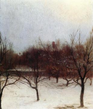 Study Of Thaw Artwork by John La Farge