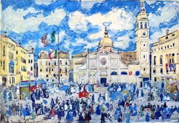Campo Santa Maria Formosa, Venice Artwork by Maurice Prendergast