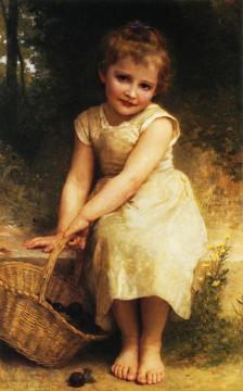 Plums Artwork by William Adolphe Bouguereau