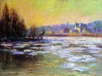 Ice Flows on the Oise Artwork by Gustave Loiseau