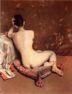 The Model Artwork by William Merritt Chase