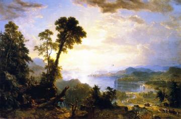 Progress (the Advance Of Civilization) Artwork by Asher B. Durand