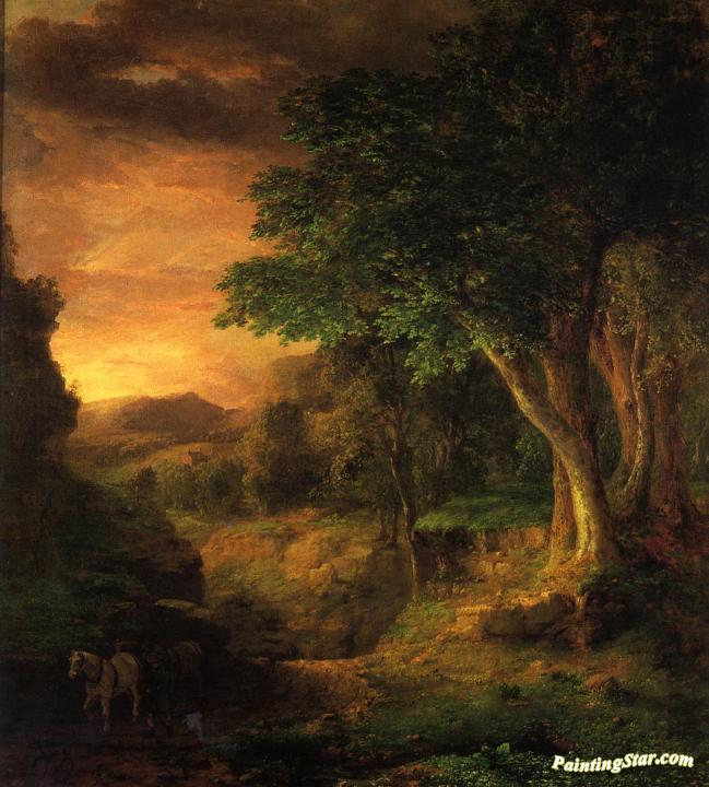 In the Berkshires Artwork by George Inness