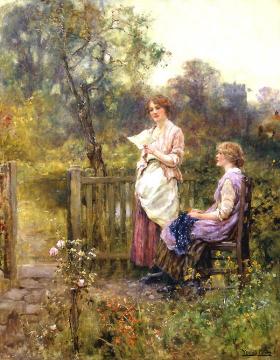 The Letter Artwork by Henry John Yeend King