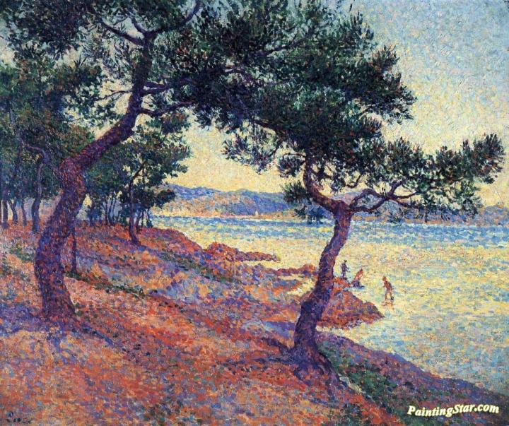 Saint Tropez, Les Canoubiers Artwork by Maximilien Luce
