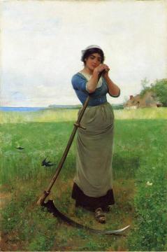 The Peasant Girl Artwork by Henry Bacon