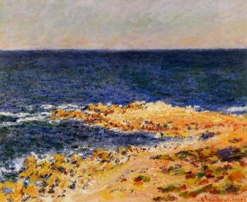 The Big Blue at Antibes Artwork by Claude Oscar Monet