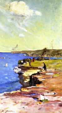 The Blue Pacific Artwork by Sir Arthur Streeton