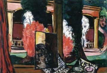 View from the Window at Baden-Baden Artwork by Max Beckmann