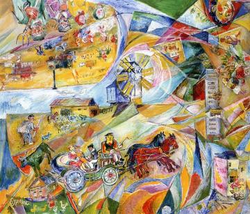 Untitled Artwork by David Davidovich Burliuk