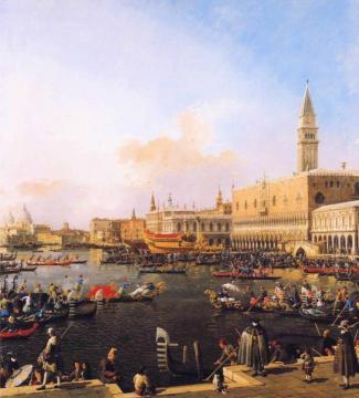 Venice, Bacino di San Marco on Ascension Day Artwork by Giovanni Antonio Canal
