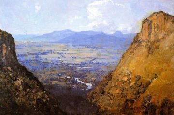 The Barron Gorge And Sugar Plains Artwork by Sir Arthur Streeton