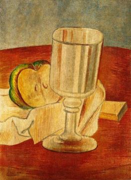 Still Life with Goblet Artwork by Pablo Picasso
