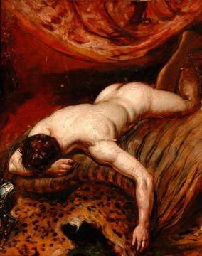 Man Lying Face Down Artwork by William Etty