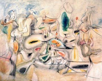 Good Afternoon, Mrs. Lincoln Artwork by Arshile Gorky