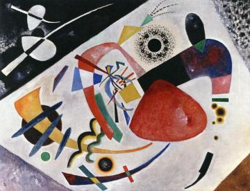 Red Spot Ii Artwork by Wassily Kandinsky