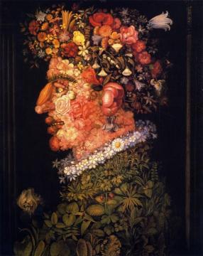 Spring Artwork by Giuseppe Arcimboldo