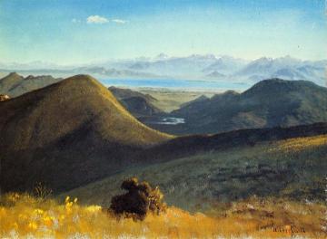 Mono-Lake, Sierra Nevada, California, 1872 Artwork by Albert Bierstadt