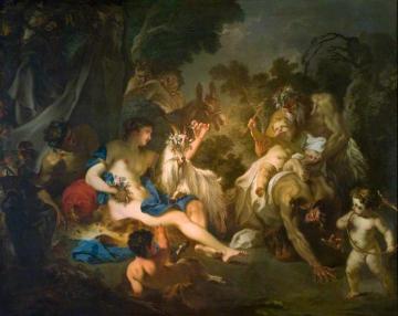 The Infancy Of Bacchus Artwork by Louis de Boullogne the Younger