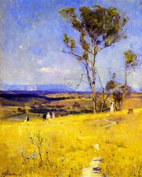 Near Heidelberg Artwork by Sir Arthur Streeton