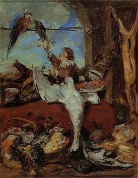 Interior of a Pantry (after Frans Snyders) Artwork by Eugène-Louis Boudin