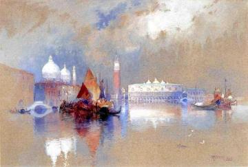 View of Venice Artwork by Thomas Moran