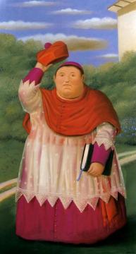 Bishop Artwork by Fernando Botero