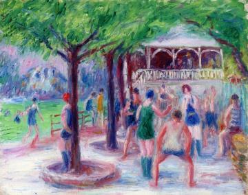 Bathers at Play, Study #2 Artwork by William James Glackens