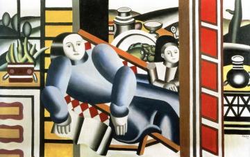 The Reader, Mother and Child Artwork by Fernand Léger
