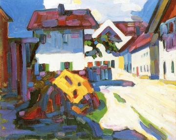 Street in Murnau Artwork by Wassily Kandinsky