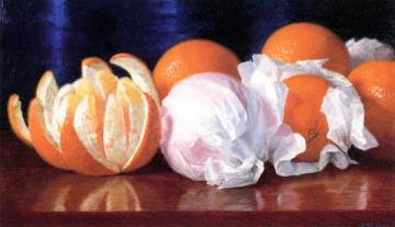 Wrapped Oranges Artwork by William Joseph McCloskey
