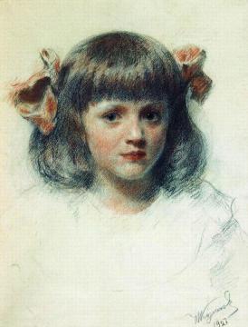 Tanya with Ribbons Artwork by Ivan Kulikov