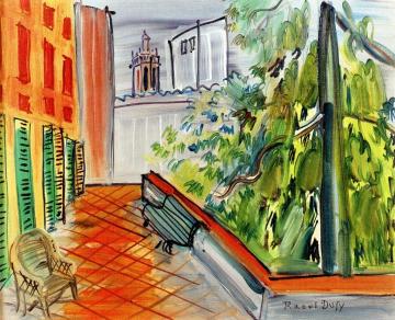 The Garden At Caldas De Mont-buy, In The Sun Artwork by Raoul Dufy