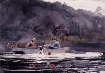 The End of the Hunt Artwork by Winslow Homer