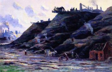 The Dumps, Charleroi Artwork by Maximilien Luce
