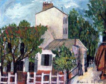 The Lapin Agile Artwork by Maurice Utrillo