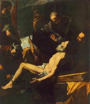 The Martyrdom of Saint Andrew Artwork by Jusepe de Ribera