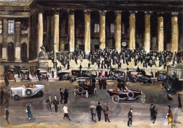 Place De La Bourse Artwork by Lucien Adrion