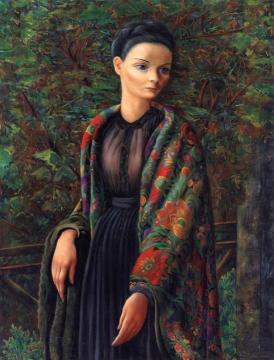 Madeleine Sologne Artwork by Moise Kisling
