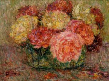 Roses Artwork by Henri Le Sidaner