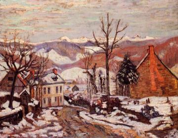 Winter in Saint Sauves Artwork by Armand Guillaumin
