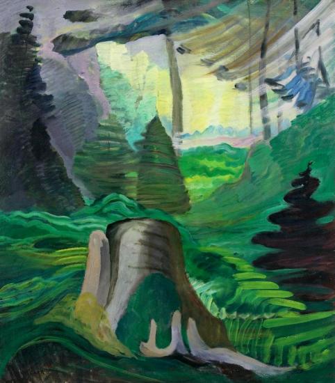 Sunlight In The Forest Artwork by Emily Carr