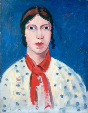 Head of a Gypsy Artwork by James Dickson Innes