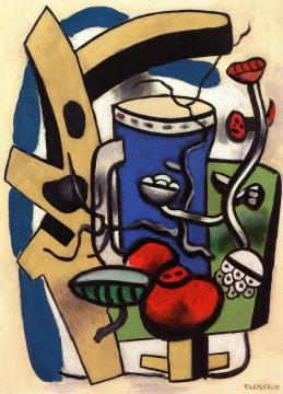 The Blue Pot Artwork by Fernand Léger