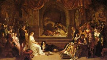 The Play Scene From Hamlet Artwork by Daniel Maclise
