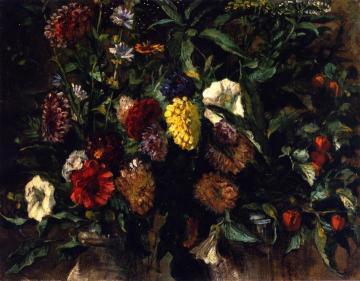 Bouquet of Flowers in a Vase Artwork by Eugène Delacroix