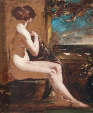 Hero Waiting For Leander Artwork by William Etty