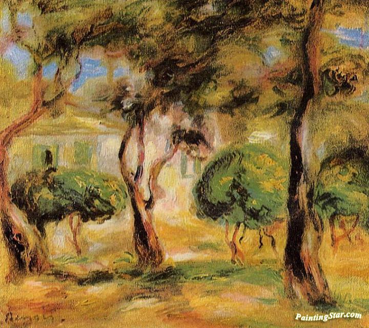 Le Jardin des Collettes Artwork by Pierre Auguste Renoir